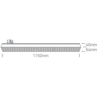 Interiérové svietidlo ONE LIGHT svietidlo pre 3-F lištu 65170BT/B/C