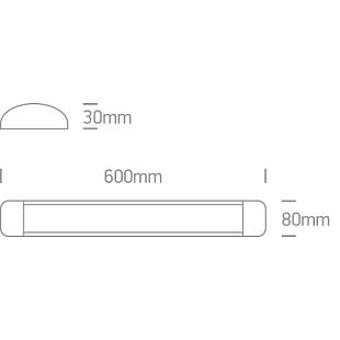 Interiérové svietidlo ONE LIGHT LED lineárne svietidlo  38120L/W/C