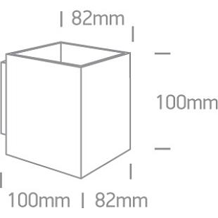 Interiérové svietidlo ONE LIGHT nástenné svietidlo  6030/W