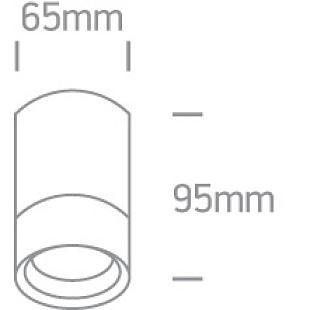 Interiérové svietidlo ONE LIGHT ext. stropné svietidlo 67130C/W