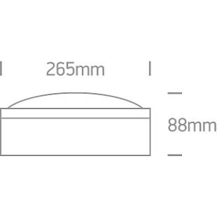 Interiérové svietidlo ONE LIGHT ext. stropné svietidlo  67204/G