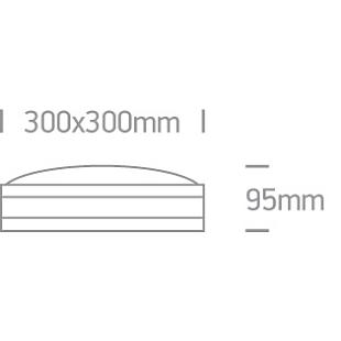 Interiérové svietidlo ONE LIGHT ext. stropné svietidlo  67216/G