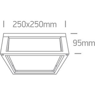 Interiérové svietidlo ONE LIGHT ext. stropné svietidlo  67420B/AN