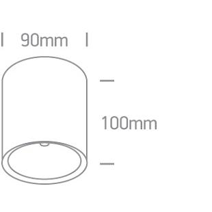 Interiérové svietidlo ONE LIGHT ext. stropné svietidlo 67380/W/W