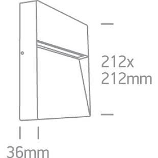 Interiérové svietidlo ONE LIGHT ext. vonkajšie svietidlo 67360A/W/W