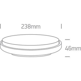 Interiérové svietidlo ONE LIGHT ext. stropné svietidlo 67362/W/W