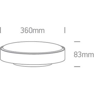 Interiérové svietidlo ONE LIGHT ext. stropné svietidlo 67280BN/W/W