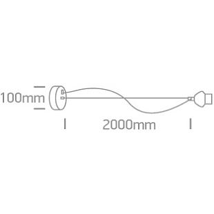 Interiérové svietidlo ONE LIGHT závesné svietidlo 63126A/BBS