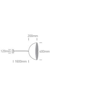 Interiérové svietidlo ONE LIGHT závesné svietidlo 63022/B/BS