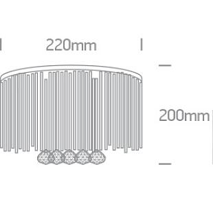 Interiérové svietidlo ONE LIGHT nástenné svietidlo 60158