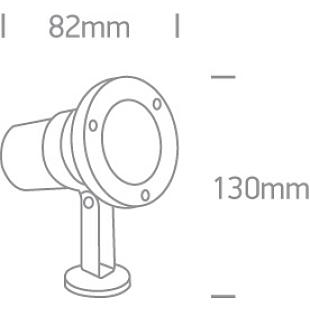 Vonkajšie svietidlo ONE LIGHT ext. svietidlo 7008A