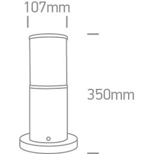 Vonkajšie svietidlo ONE LIGHT ext. stĺpikové svietidlo  67100/G