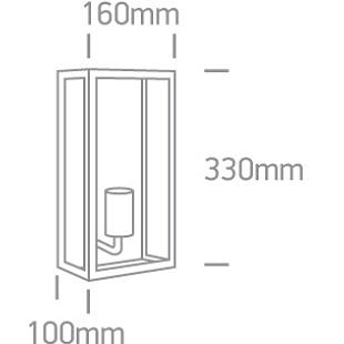 Interiérové svietidlo ONE LIGHT ext. nástenné svietidlo 67406A/B