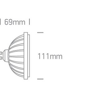 Žiarovky a LED ONE LIGHT LED R111 GU10 biela 7315G/C/45