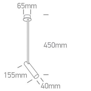 Interiérové svietidlo ONE LIGHT zápustné svietidlo DIMM 11112RB/W/W