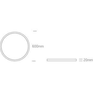 Interiérové svietidlo ONE LIGHT zápustný LED panel DIMM 10148PE/W/W