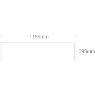 Interiérové svietidlo ONE LIGHT zápustný/závesný LED panel 50148RE/W/D