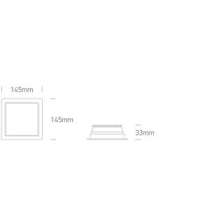 Interiérové svietidlo ONE LIGHT CCT zápustný LED panel 50110UV/W