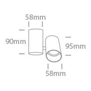 Interiérové svietidlo ONE LIGHT bodové svietidlo 65105E/B