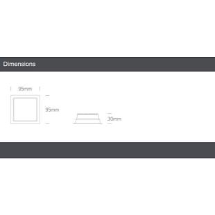 Interiérové svietidlo ONE LIGHT CCT zápustný LED panel 50110UV/W