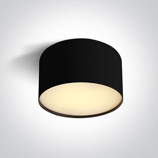 Interiérové svietidlo Zapustené stropné svietidlo ONE LIGHT BLACK 14W CCTV IP20 230V