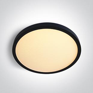 Interiérové svietidlo ONE LIGHT BLACK PLAFO 24W CCTV UGR19 230V