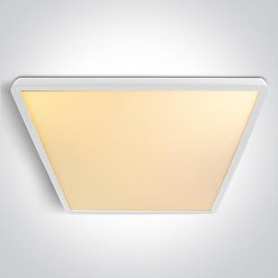 Interiérové svietidlo ONE LIGHT WHITE PLAFO SQUARE 40W CCTV UGR19 230V