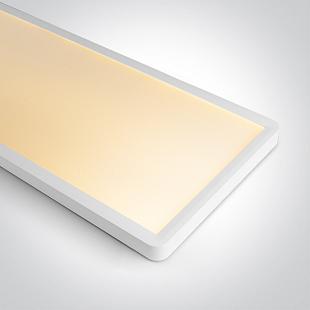 Interiérové svietidlo ONE LIGHT WHITE PLAFO RECTANGULAR 50W CCTV UGR19 230V