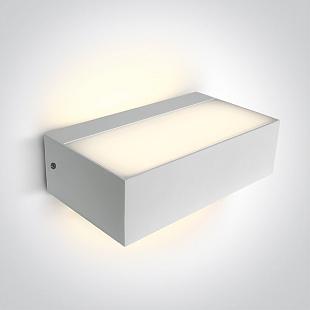 Interiérové svietidlo ONE LIGHT WHITE WALL LIGHT 7W CCTV IP65 230V