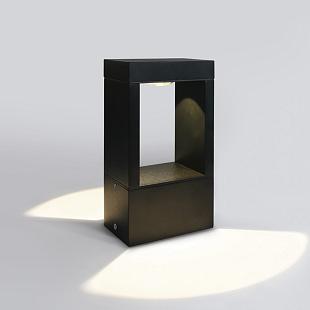 Vonkajšie svietidlo ONE LIGHT BLACK BOLLARD 23cm 10W CCTV IP65 230V
