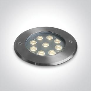 Vonkajšie svietidlo ONE LIGHT SS316L IP67 INGROUND 9x1W WW 24V DC LOW DEPTH