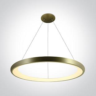 Interiérové svietidlo ONE LIGHT BRUSHED BRASS PENDANT 50W CCTV IP20 230V DIMMABLE