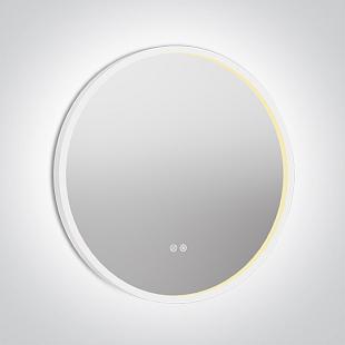 Interiérové svietidlo ONE LIGHT WHITE ROUND MIRROR 20W CCTV IP44 230V DIMMABLE