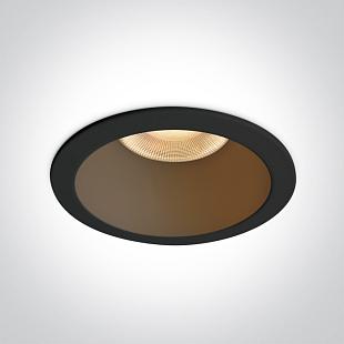 Interiérové svietidlo ONE LIGHT BLACK zapustené svietidlo CCTV