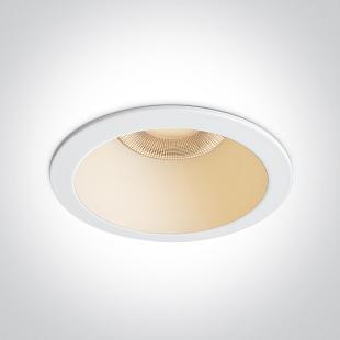 Interiérové svietidlo ONE LIGHT WHITE zápustné svietidlo CCTV