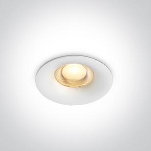 Interiérové svietidlo ONE LIGHT WHITE zapustené svietidlo CCTV