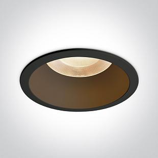 Interiérové svietidlo ONE LIGHT BLACK zapustené svietidlo CCTV
