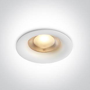 Interiérové svietidlo ONE LIGHT WHITE zapustené svietidlo CCTV