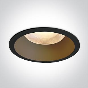 Interiérové svietidlo ONE LIGHT BLACK zapustené svietidlo CCTV