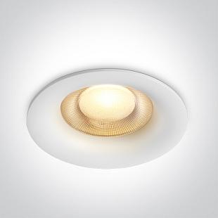 Interiérové svietidlo ONE LIGHT WHITE zapustené svietidlo CCTV
