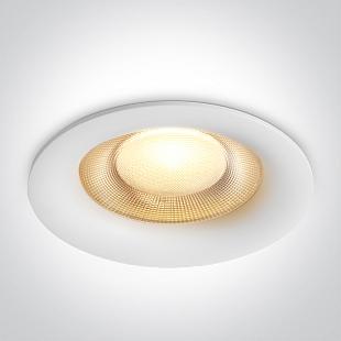 Interiérové svietidlo ONE LIGHT WHITE zapustené svietidlo CCTV
