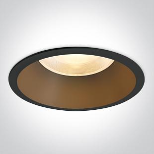 Interiérové svietidlo ONE LIGHT BLACK zapustené svietidlo CCTV