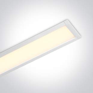 Interiérové svietidlo ONE LIGHT zapustené lineárne LED 38152R/W/W