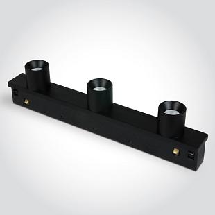 Interiérové svietidlo Magnetické svietidlo ONE LIGHT čierna 3x2W CCTV 48V IP20 MINI/MIDI 42128B/B/V