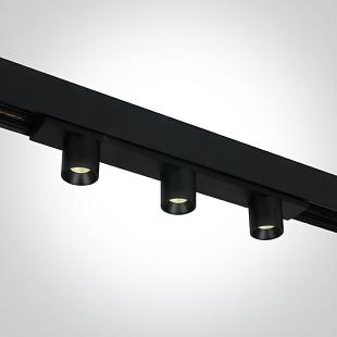 Interiérové svietidlo Magnetické svietidlo ONE LIGHT čierna 3x2W CCTV 48V IP20 MINI/MIDI