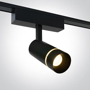 Interiérové svietidlo Magnetické svietidlo ONE LIGHT čierna 7W 48V CCTV IP20 FLAT MAGNETIC