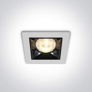 Interiérové svietidlo ONE LIGHT zápustné svietidlo  50106B/W/W
