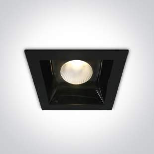 Interiérové svietidlo ONE LIGHT zápustné svietidlo 50130B/B/W