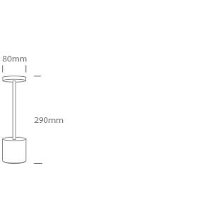 Interiérové svietidlo ONE LIGHT stolová lampa 61100/W