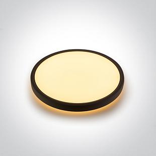 Interiérové svietidlo Stropné svietidlo ONE LIGHT 38W+4W čierna CCTV IP20 230V DIMMABLE